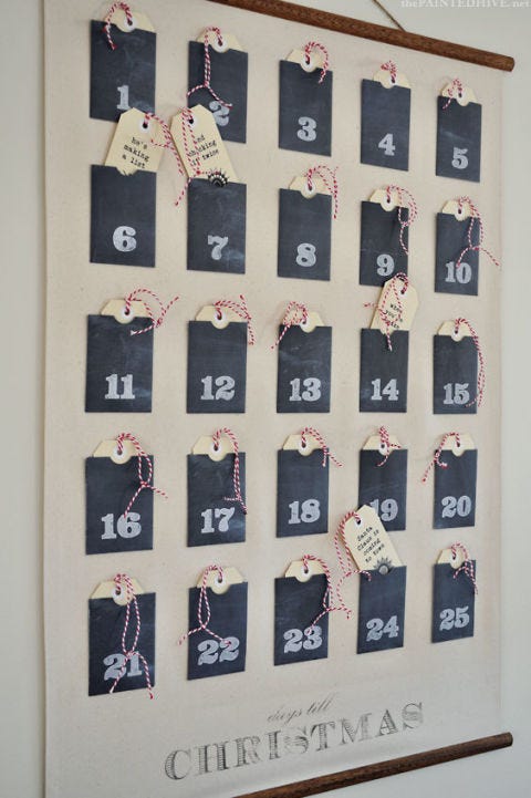 45 Best Advent Calendar Ideas , DIY Christmas Advent Calendars